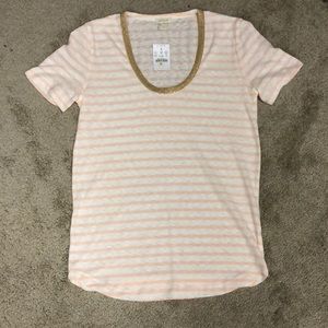 NWT J. crew beaded tee